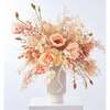 Peachy Keen Arrangement in Tall Ribbed Vase - Bouquets - 3