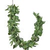 Real Touch Seeded Silver Dollar Eucalyptus & White Berry Garland - Garlands - 1 - thumbnail