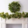Salal Leaf & Cream Gooseberry Garland - Garlands - 3