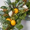 Fresh Citrus Real Touch Magnolia & Lemons Wreath - Wreaths - 3