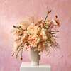 Peachy Keen Arrangement in Tall Ribbed Vase - Bouquets - 5