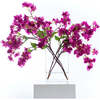 Real Touch Bougainvillea Branches in Modern Slim Rectangle Vase - Bouquets - 3