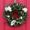 Classic Real Touch White Magnolia Wreath - Wreaths - 5