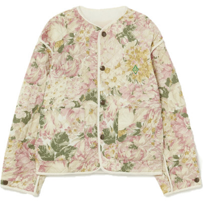 Flowers Starling Jacket, White - Jackets - 1