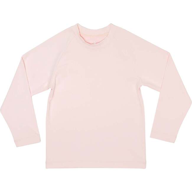 Rhett Crew Neck Long Sleeve Rashguard, Pink Sand