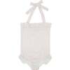 Sadie Tie-Neck Ruffle Swimsuit, Blush Petite Petal - One Pieces - 1 - thumbnail