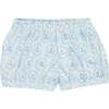Elasticated Waist And Cuff Swim Shorties, St. George's Sailboats - Swim Trunks - 1 - thumbnail
