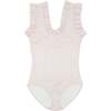 Women's Waverly Ruffled Neck One-Piece Swimsuit, Blush Petite Petal - One Pieces - 1 - thumbnail