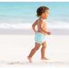 Elasticated Waist And Cuff Swim Shorties, Seafoam Petite Petal - Swim Trunks - 2