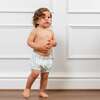 Elasticated Waist And Cuff Swim Shorties, Sinky Bay Stripe - Swim Trunks - 4