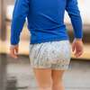 Elasticated Waist And Cuff Swim Shorties, St. George's Sailboats - Swim Trunks - 3