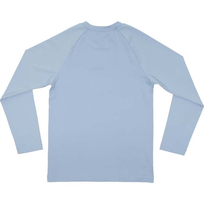 Rhett Crew Neck Long Sleeve Rashguard, Paget Periwinkle - Rash Guards - 4