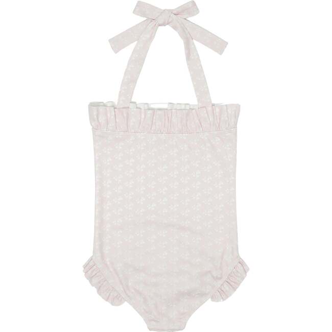 Sadie Tie-Neck Ruffle Swimsuit, Blush Petite Petal - One Pieces - 6