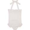 Sadie Tie-Neck Ruffle Swimsuit, Blush Petite Petal - One Pieces - 6