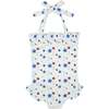 Sadie Tie-Neck Ruffle Swimsuit, Somerset Stars - One Pieces - 5