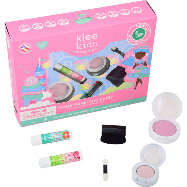 Klee Kids Marshmallow Fairy Pressed Powder Makeup Kit - Beauty Sets - 2