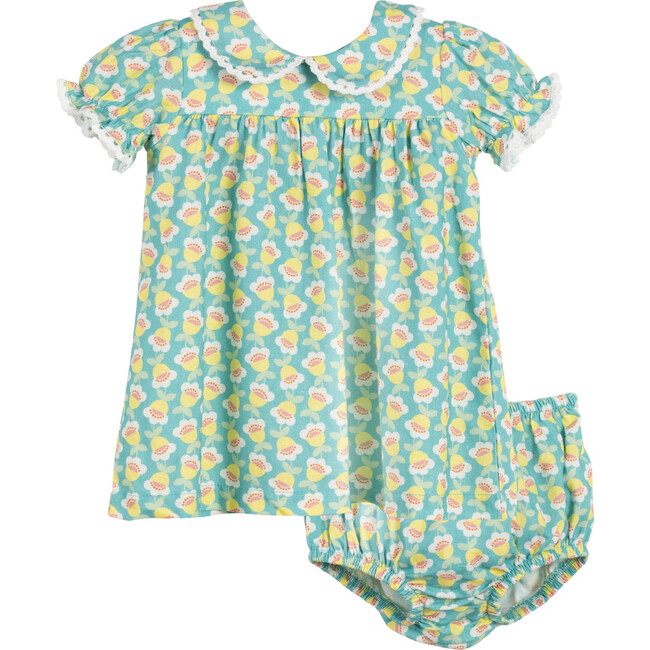 Baby Margaret Dress with Bloomer, Bell Floral - Dresses - 1