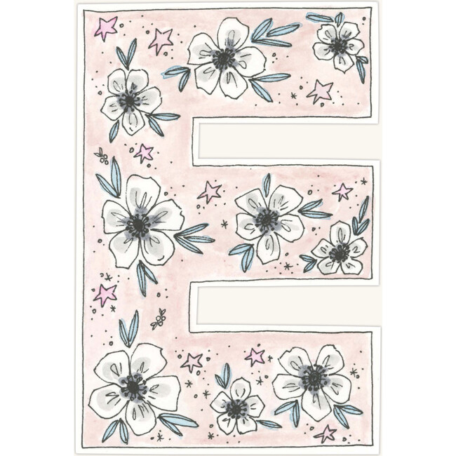 Floral Print Letter Garland, Petal - Garlands - 2
