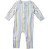 Double Zip One-Piece, Sag Stripes - Pajamas - 1 - thumbnail