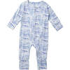 Double Zip One-Piece, Sites and Shops Blue - Pajamas - 1 - thumbnail