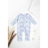 Double Zip One-Piece, Sites and Shops Blue - Pajamas - 2