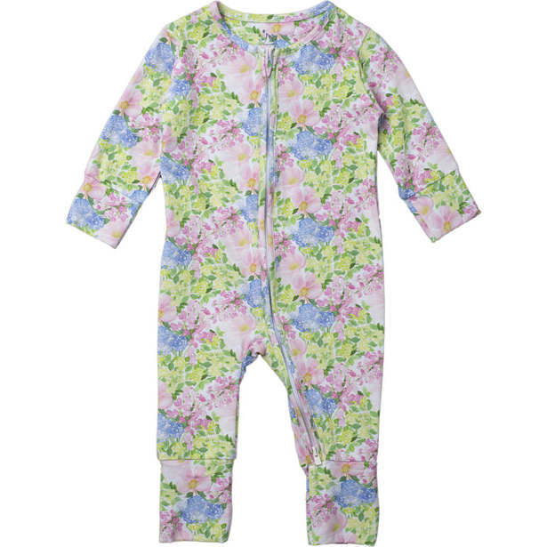Double Zip One-Piece, Amagansett Bouquet - Pajamas - 1
