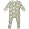 Double Zip Footed One Piece PJ, Amagansett Bouquet - Footie Pajamas - 1 - thumbnail