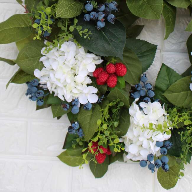 Williamsburg Style Americana Wreath - Wreaths - 3