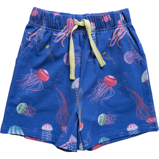 Jordan Elastic Waist Twill Tie Shorts, Iridescent Jellyfish - Shorts - 1