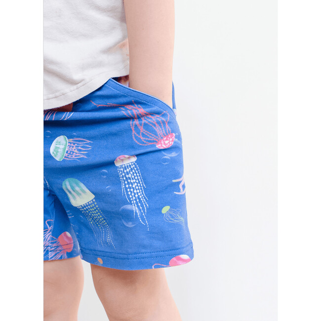 Jordan Elastic Waist Twill Tie Shorts, Iridescent Jellyfish - Shorts - 2