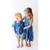 Alex Print Sleevesless Racerback Tier Dress, Iridescent Jellyfish - Dresses - 6
