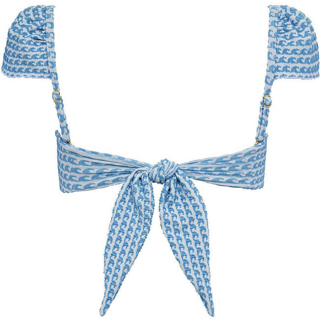 Women's Cabana Bikini Top, Wave Repeat - Two Pieces - 2