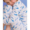 The Organic Long Sleeve Pajama Set, Sharks - Pajamas - 3