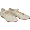 Ella Thin Strap Flat Heel Mary Janes, Almond - Mary Janes - 2