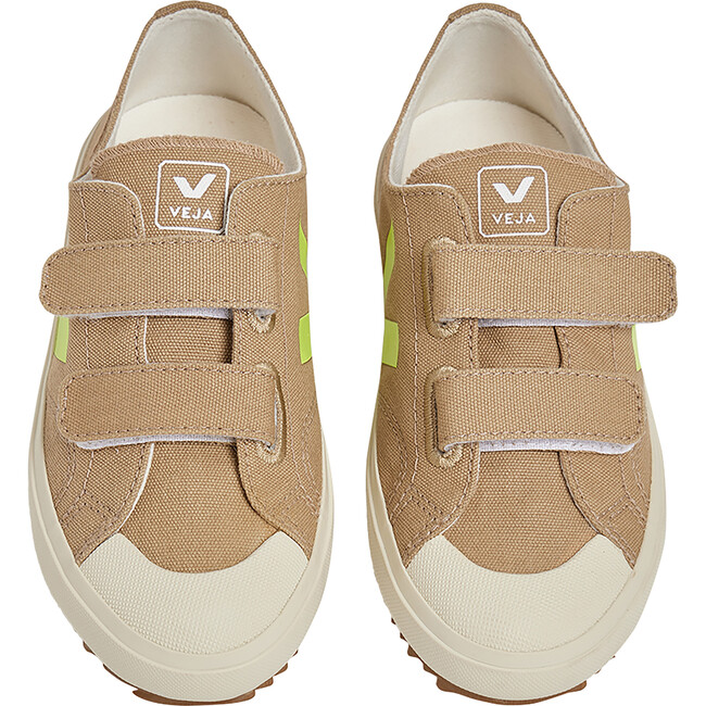 Ollie Bonpoint X Veja Round Toe Sneakers, Beige - Sneakers - 3