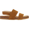Agostino 2-Strap Round Toe Sandals, Ochre - Sandals - 1 - thumbnail
