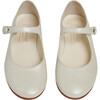 Ella Thin Strap Flat Heel Mary Janes, Almond - Mary Janes - 3