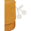 Cipsy Studded Flap Leather Messenger Bag, Ocher - Bags - 4