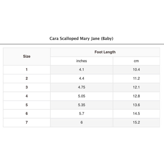 Baby Cara Scalloped Leather Mary Jane, Red - Mary Janes - 4
