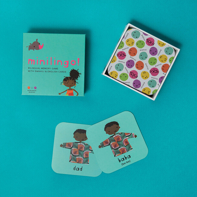 Minilingo, English/Swahili Flashcards - Plush - 5