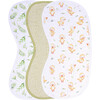 Vadim Burp Cloth 3-Piece Set, White - Burp Cloths - 1 - thumbnail