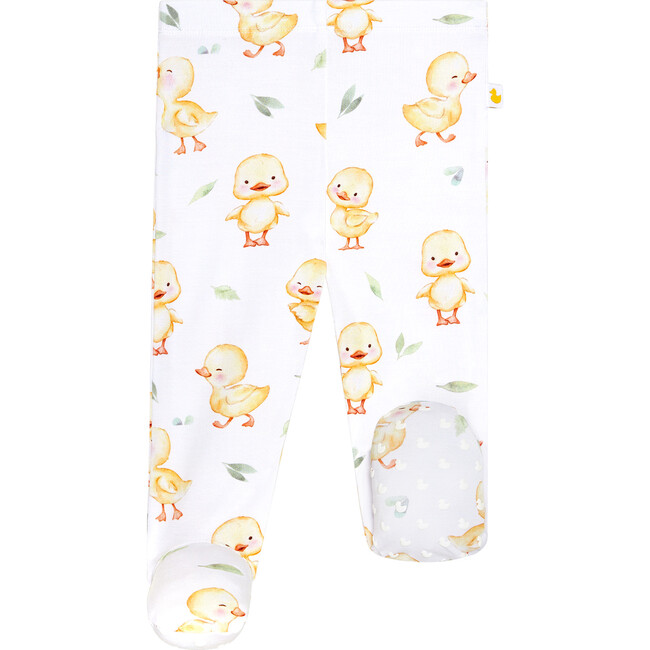 Vadim Footie Legging, White - Leggings - 2