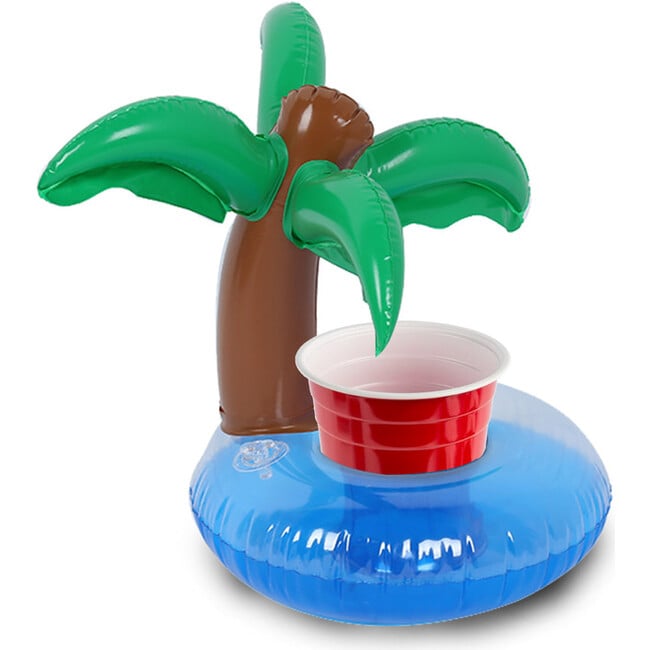 Bluetooth Floating Speaker & Cup Holder - Palm Tree - Tech Toys - 3