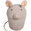 Kids Handcrafted Braided Cord Basket, Renata The Rat - Storage - 1 - thumbnail