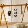 Rattle Toy Hangers, Panda (Set Of 3) - Playmats - 2 - thumbnail