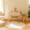 Removable Leaves Round Washable Rug, Bamboo Leaf - Rugs - 2