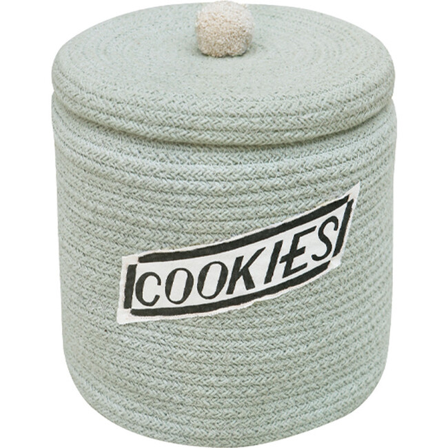 Handcrafted Braided Cord Basket, Cookie Jar