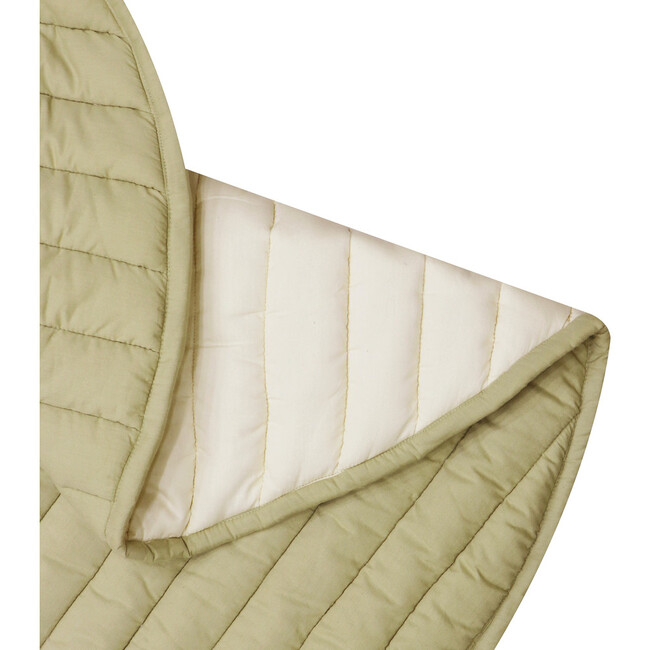 Soft-Padded Reversible Round Playmat, Bamboo Leaf - Playmats - 4
