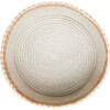 Kilo Hand Braided Thick Cord Contrast Border Basket, Honey - Storage - 3