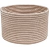 Gram Hand Braided Thick Cord Basket, Rose - Storage - 1 - thumbnail